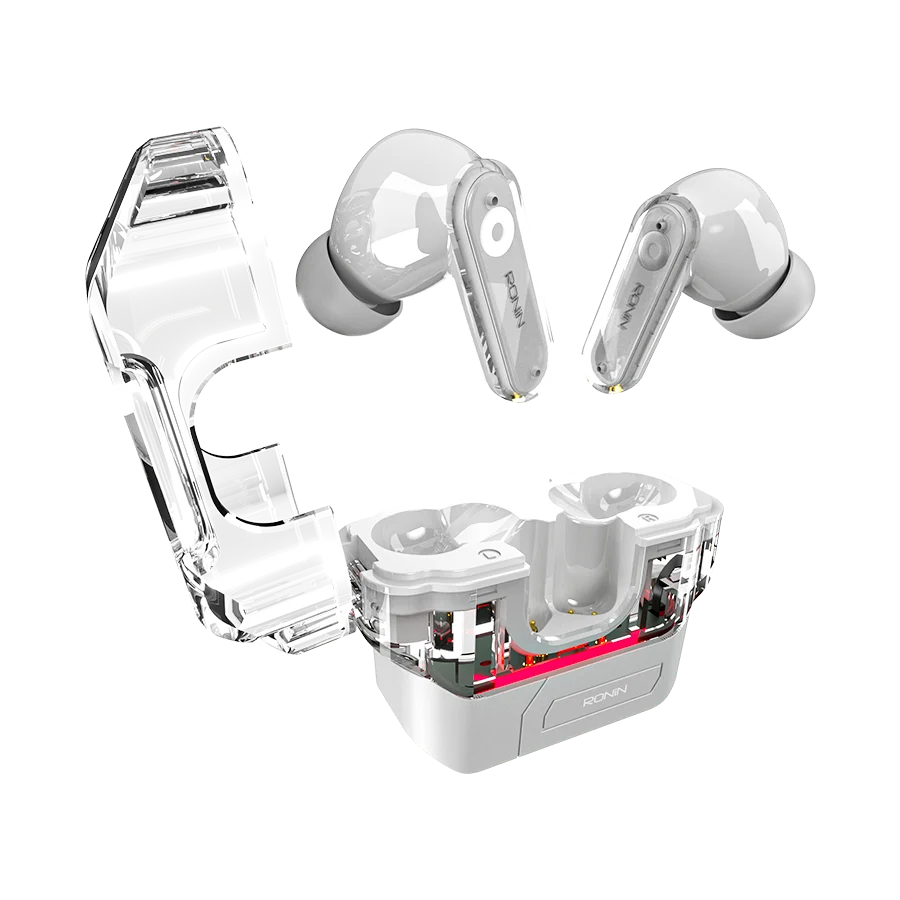 Warrior R-7105 Wireless Earbuds with ENC Calling, Bluetooth 5.3 & Touch Controls image 2
