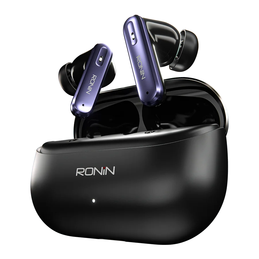 Ronin Vesper R-7075 Black | ANC + 50ms Gaming Earbuds image 2