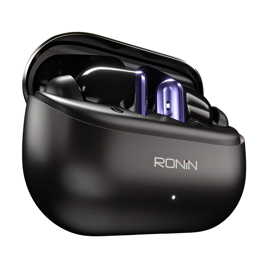 Ronin Vesper R-7075 Black | ANC + 50ms Gaming Earbuds image 4