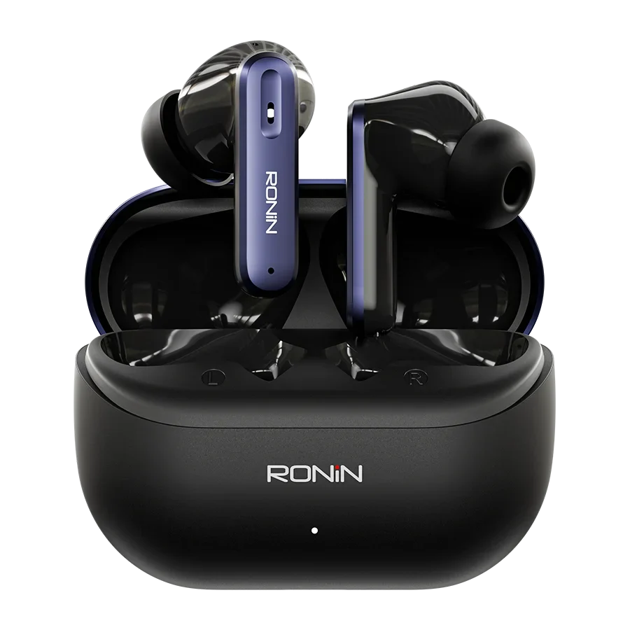 Ronin Vesper R-7075 Black | ANC + 50ms Gaming Earbuds image 5