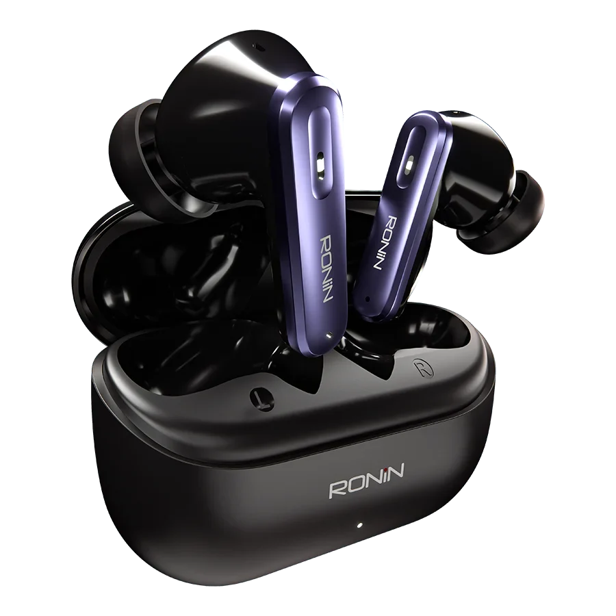 Ronin Vesper R-7075 Black | ANC + 50ms Gaming Earbuds image 3
