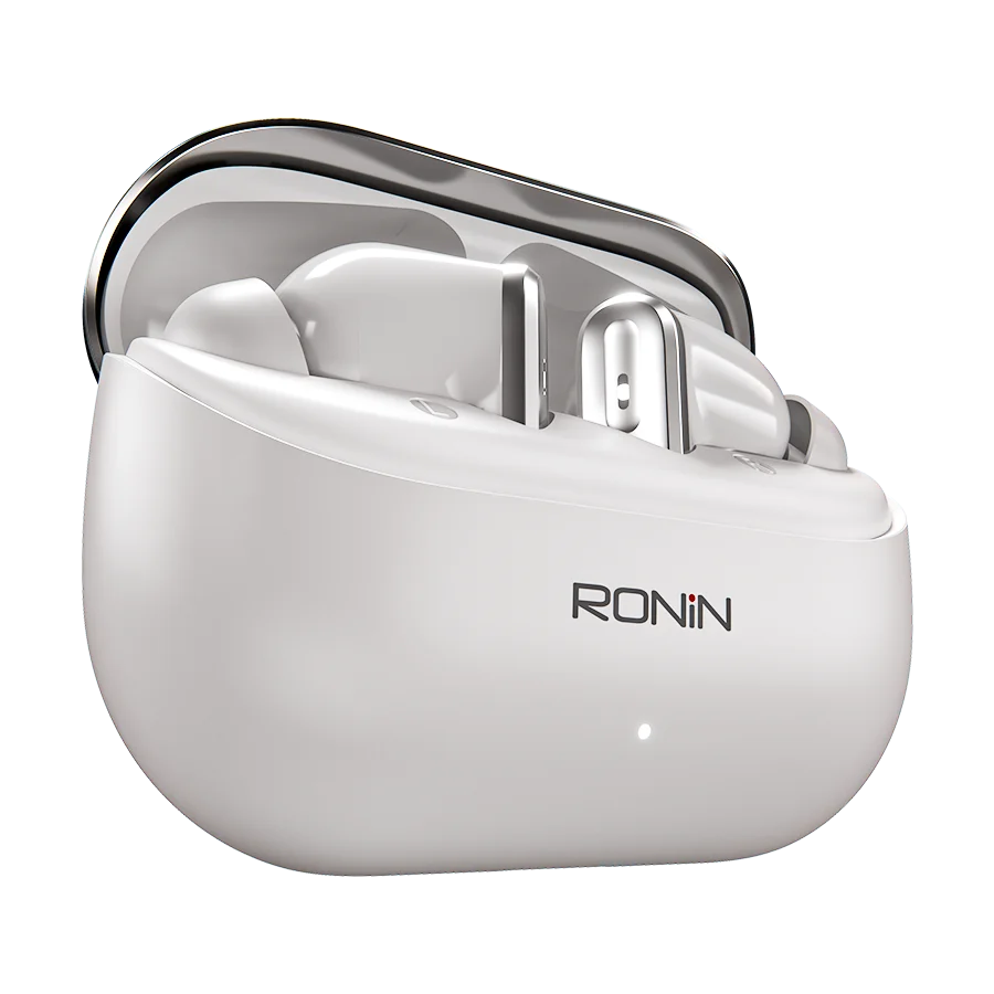 Ronin Vesper R-7075 White | ANC + 50ms Gaming Earbuds image 4