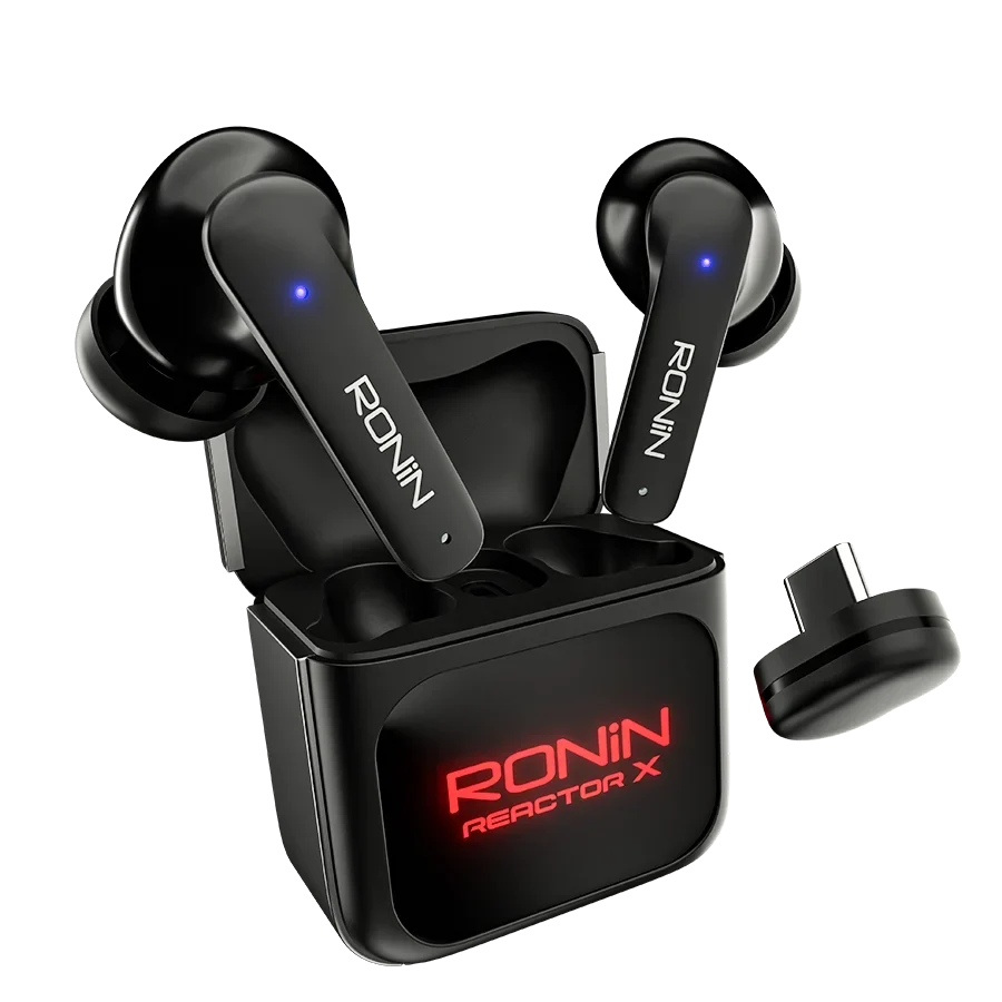 Ronin Reactor X R-7095 Gaming Earbuds with 28ms Low Latency & 30dB ANC