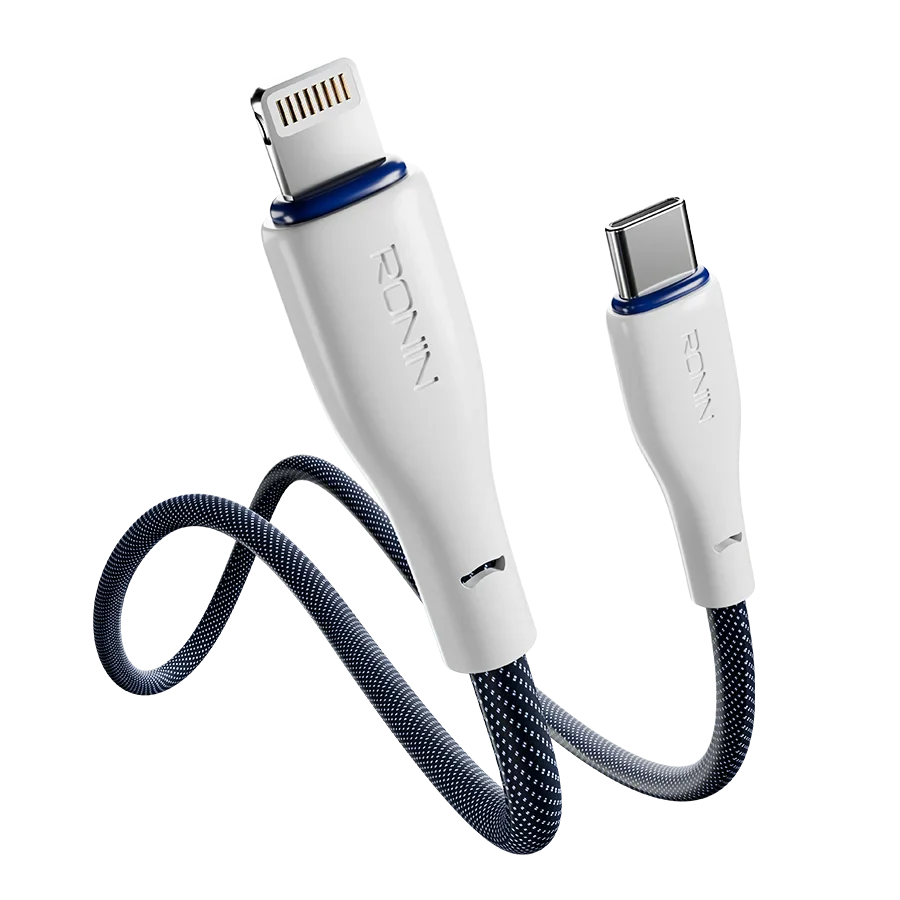 Ronin R-2065 FLEXIN Mini | Short Type-C to iPhone PD Fast Charging Cable